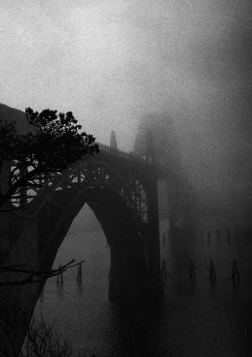 Yaquina Bay Bridge in Fog - ID: 14559122 © Joan E. Bowers
