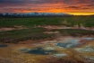 Geothermal sunset...