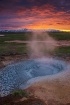 Geothermal sunset
