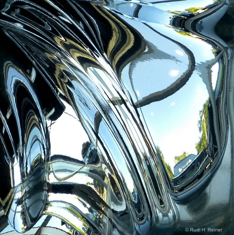 Bumper chrome abstract
