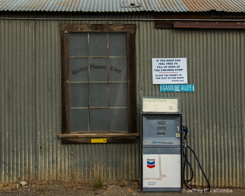 Old Store Front - Gas Pump