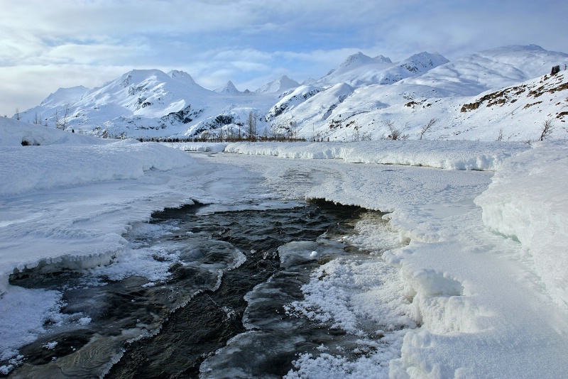 Upstream to Worthington