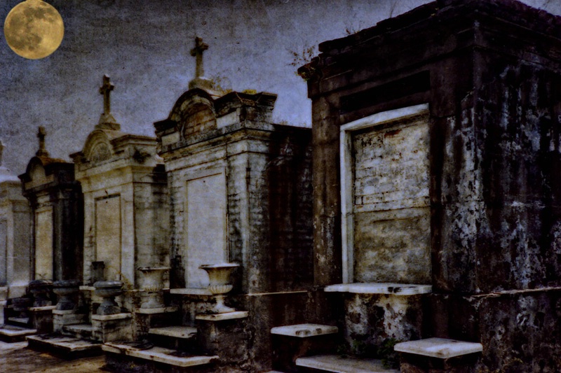 Midnight St. Louis Cemetery #1 New Orleans La