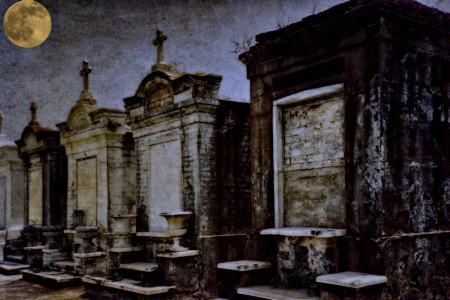 Midnight St. Louis Cemetery #1 New Orleans La