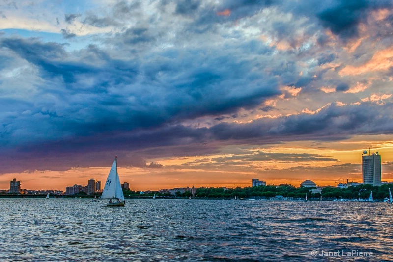 Sunset on the Charles River  