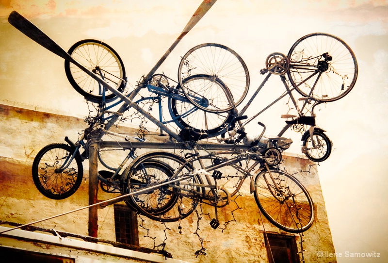Bicycles in the Air