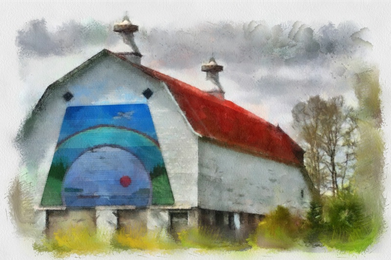 Painted barn