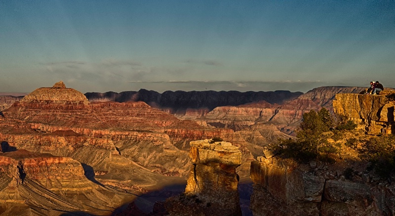 Sunset Rays Grand Canyon National Park