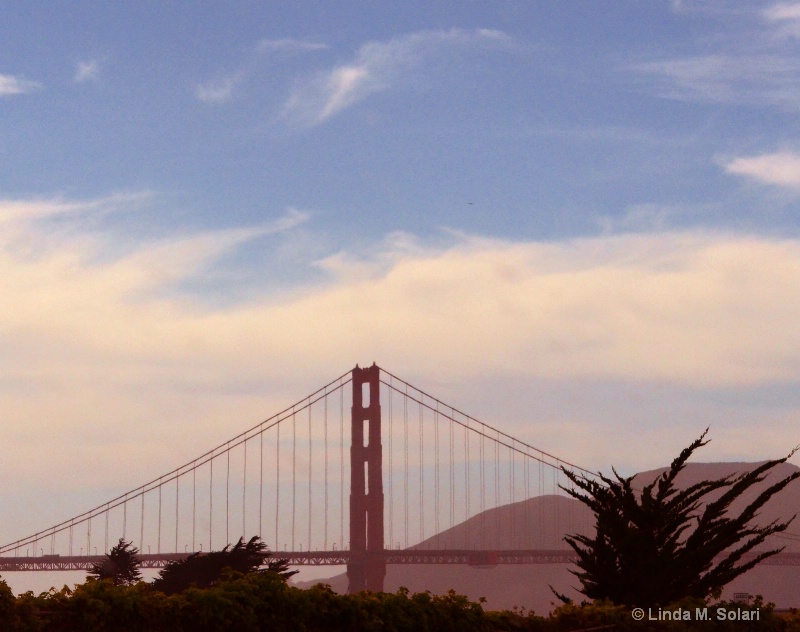 Patriotic Golden Gate Bridge