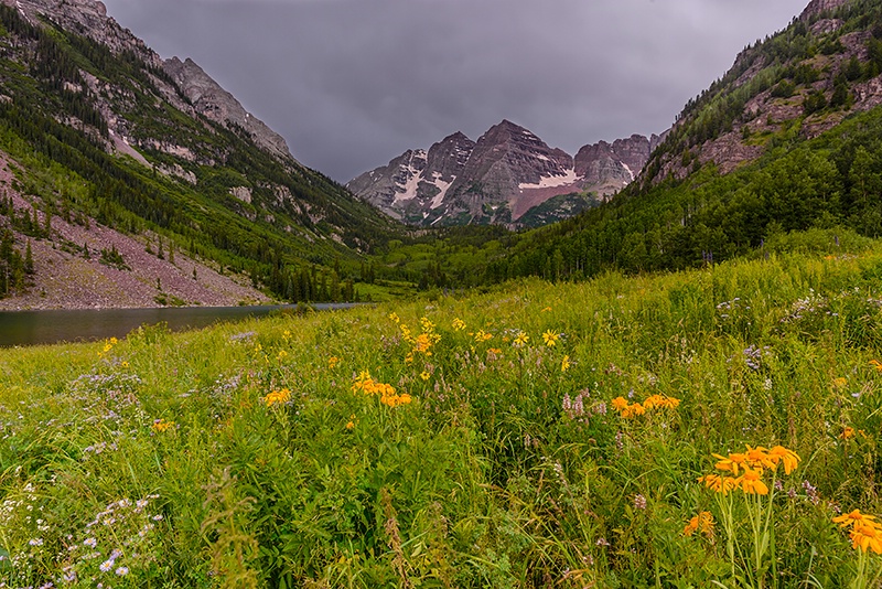 Morning At Maroon Bells