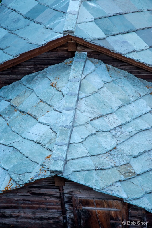 Slate Roofs of Old Zermatt