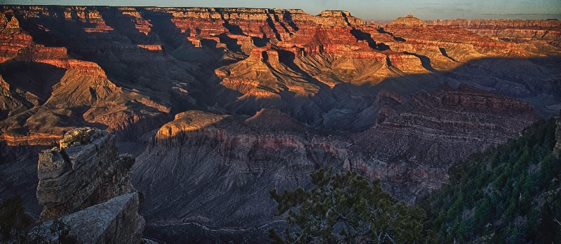 Sunset North Rim Grand Canyon national Park