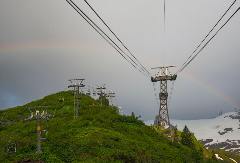 Rainbow over Titlus