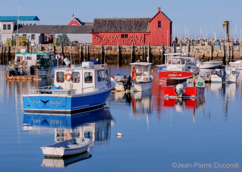 Rockport, MA at dusk