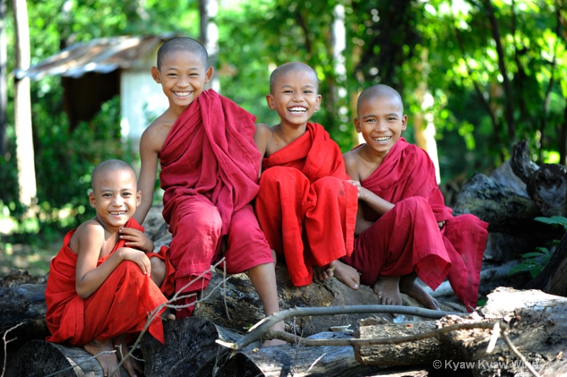 The Smiling Novices from Myanmar