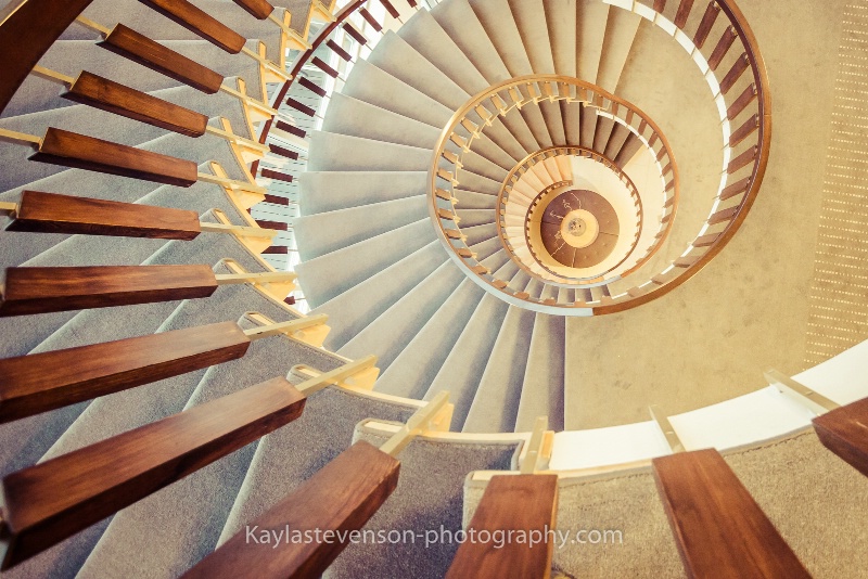 Spiraling Stairwell