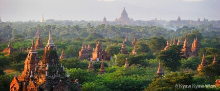 Green Naure with Bagan 
