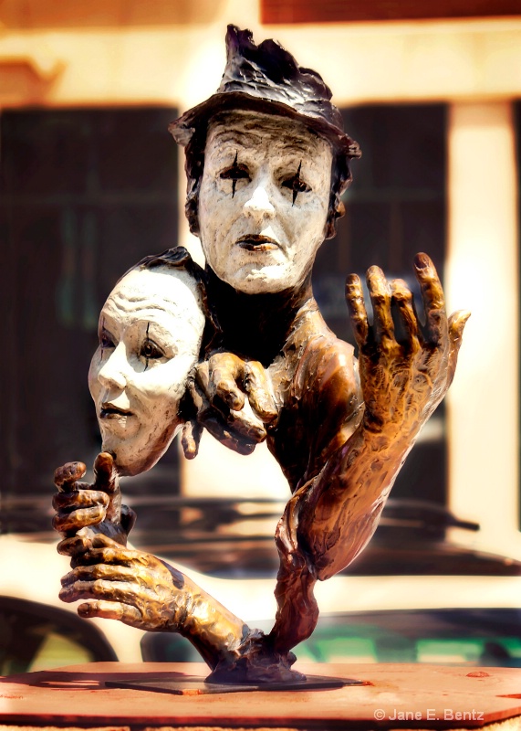 Comedy & Tragedy Sculpture
