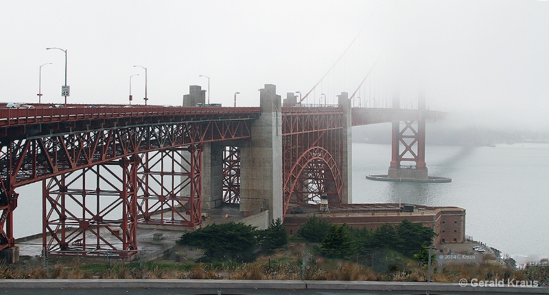 The Golden Gate In Fog