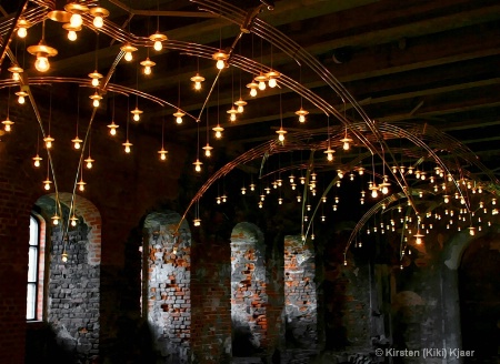 Modern Lights In Old Castle