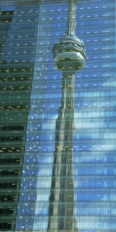Toronto tower abstract