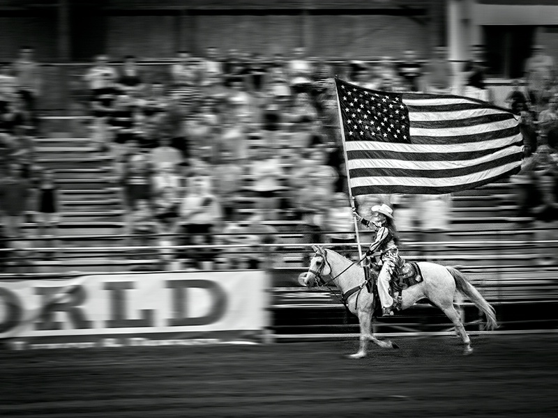 Old Glory On Parade