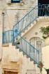Stairs blue