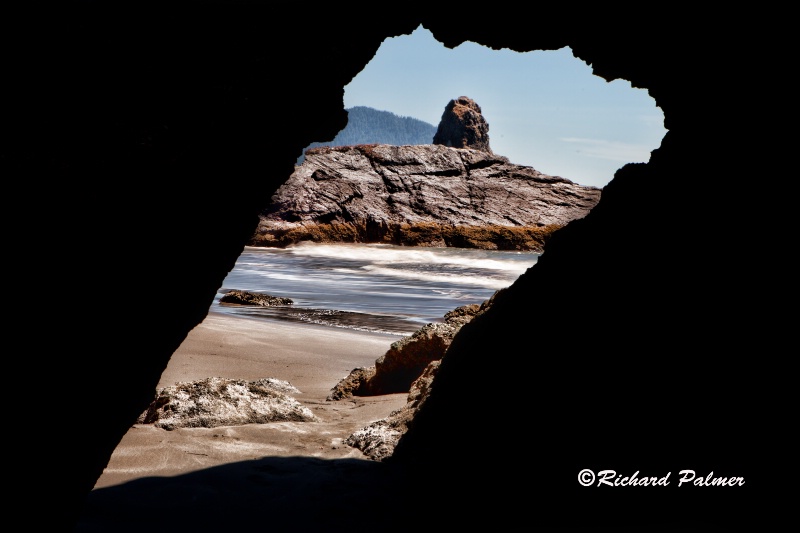A hole in the rock