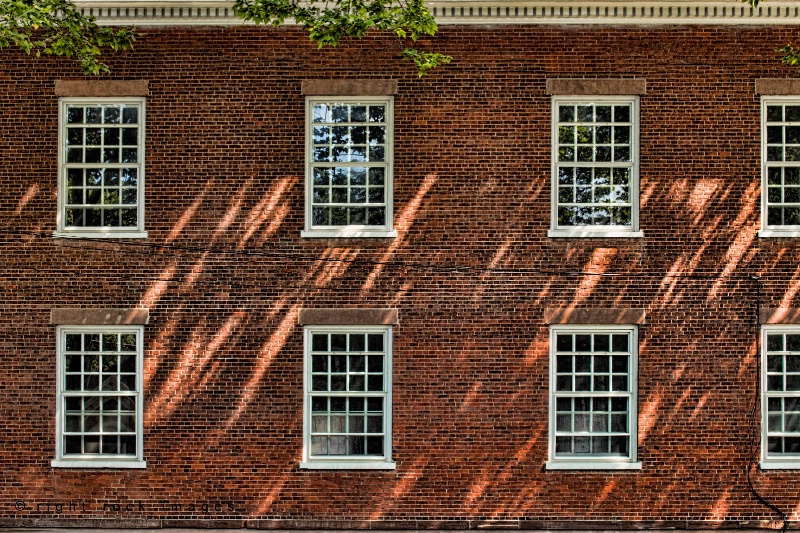 Bricks, Windows, and Dappled Light