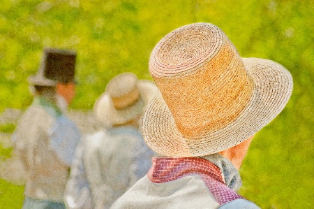 Three Hats for Monet