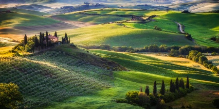 Morning Has Broken Over Tuscany 