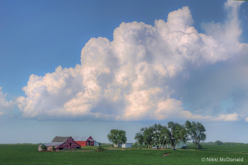 Summer Sky, Nebraska Farm