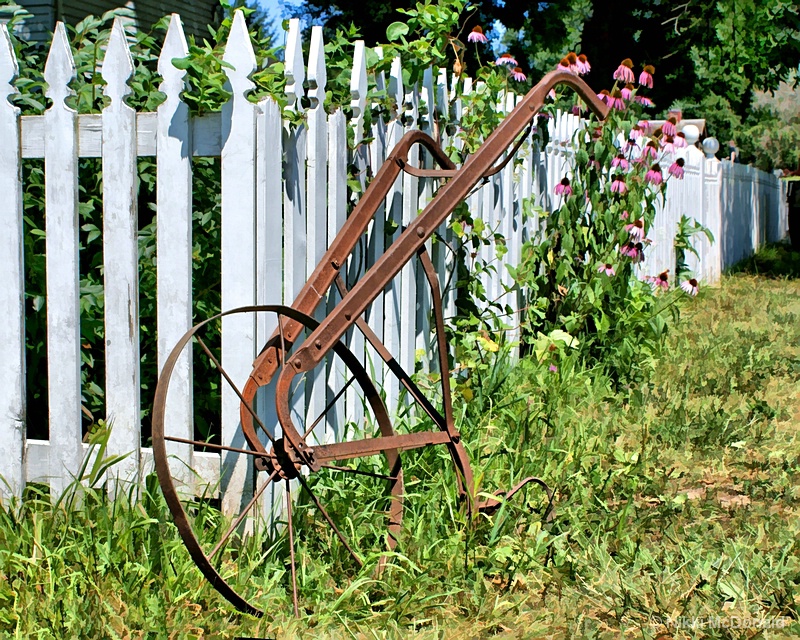 Cultivator and Picket Fence