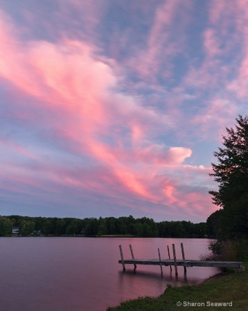 Sunset at Locke Lake