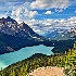 2Eagle View of Peyto Lake - ID: 14672604 © Zelia F. Frick