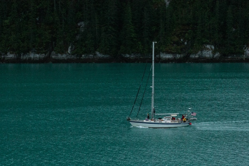 Sailing Along Tracy Arm Fjord