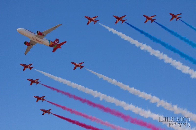 Air Malta - Red Arrows Flypass