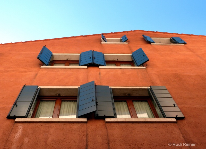 Open shutters, Venice IT