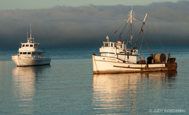 Fishing boats Monterey