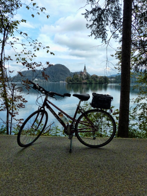 Biking Lake Bled, Slovenia