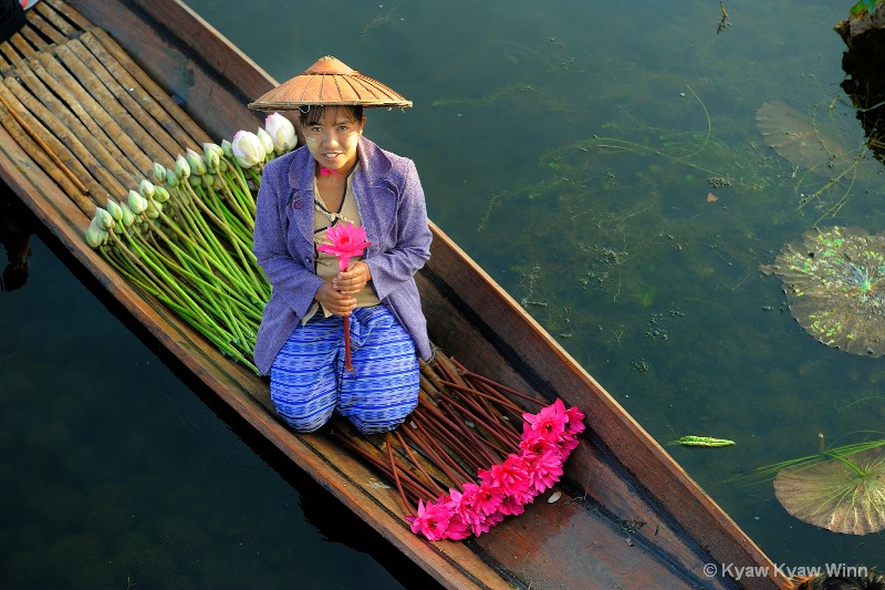 The Lady with Flowers