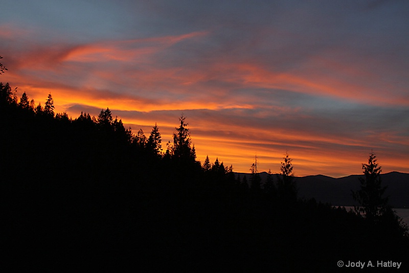 Sunset over Schweitzer - ID: 14697965 © Jody A. Hatley