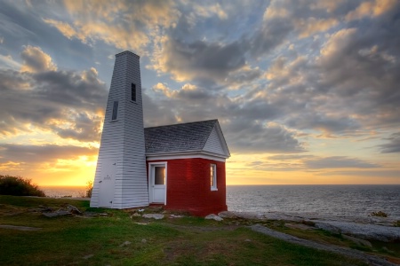 Storage Shed At Pemequid Lighthouse 