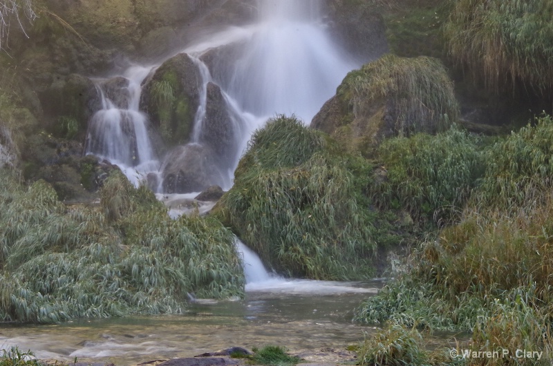 Early morning at base of Rifle Falls