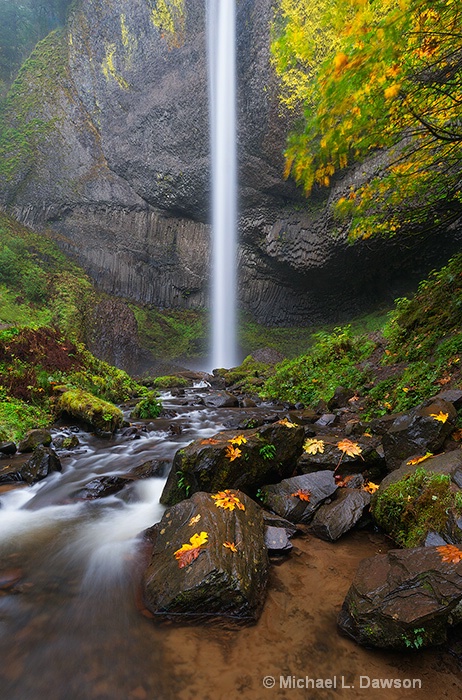 Latourell Falls Autumn