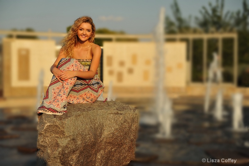 savannah on a rock1 - ID: 14735658 © Lisza M. Coffey
