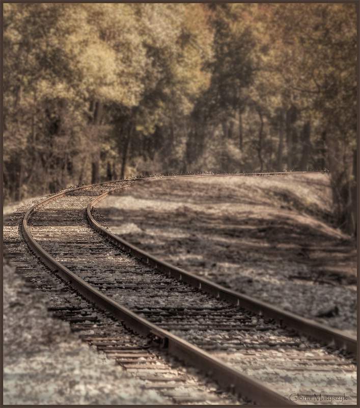 Train Tracks in Georgia - ID: 14736998 © Gloria Matyszyk