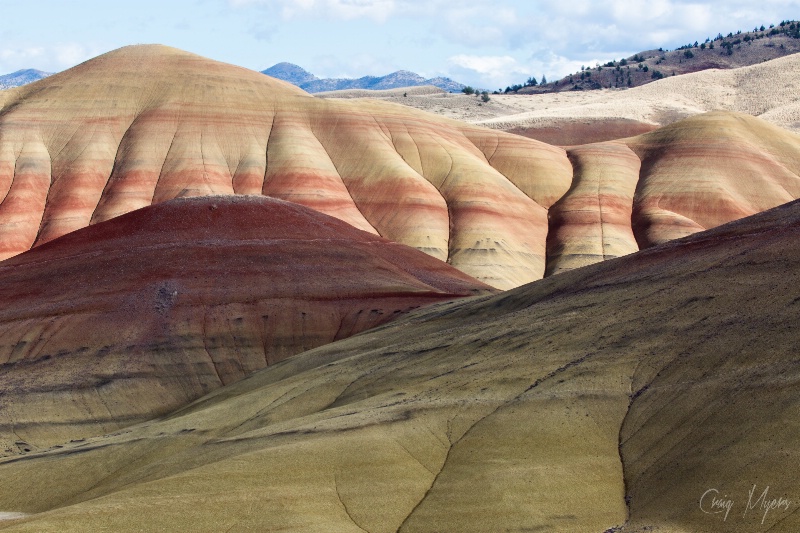 Painted Hills, Sun & Shadow - ID: 14743358 © Craig W. Myers