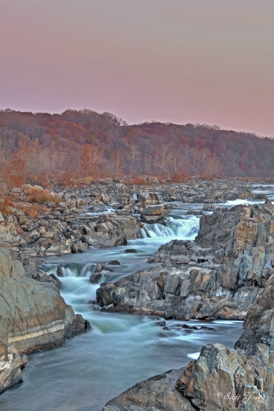 Great Falls at Dawn; McLean, Va. - ID: 14753545 © Richard S. Young