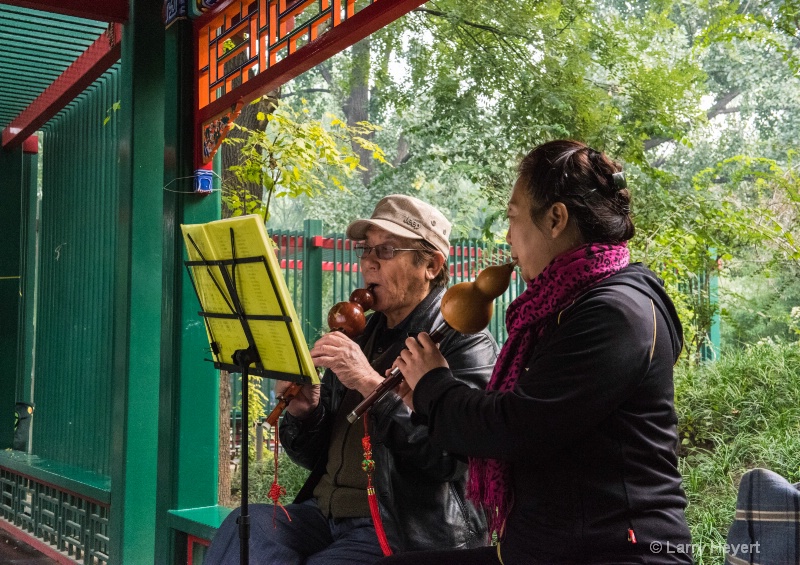 Musicians in Zizhuyuan Park- Beijing